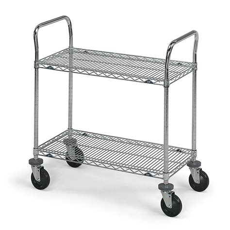 Metro Stainless Steel Wire Utility Carts 72″wx24″d Shelf Chatspan