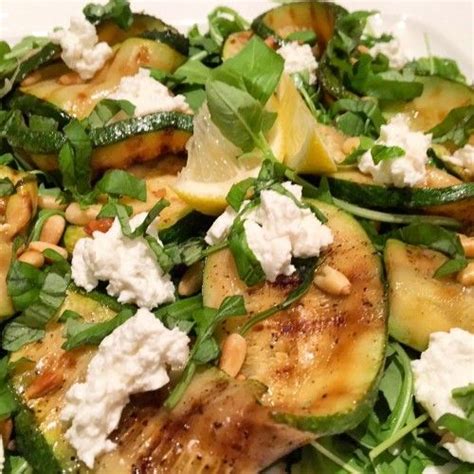 Rucola Salade Met Gegrilde Courgette En Geitenkaas Artofit