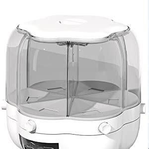 Amazon Xiyao Lb Rice And Grain Storage Container Rotating