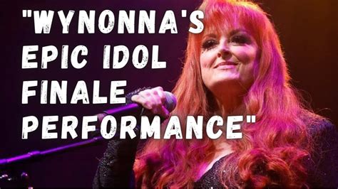 Wynonna Judd Stuns Fans With Incredible American Idol Finale