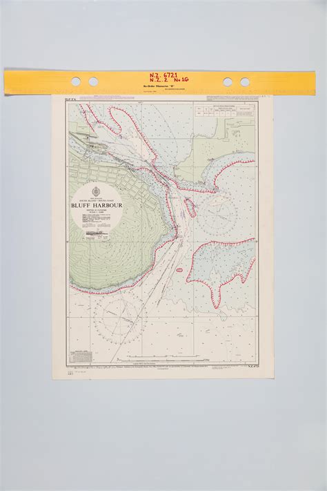 Chart: Bluff Harbour - New Zealand Maritime Museum