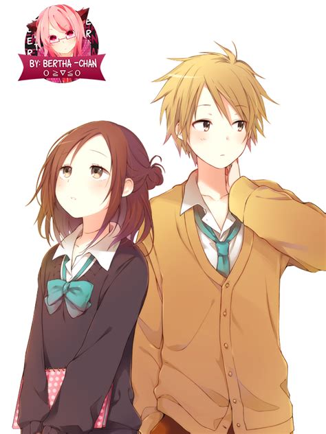 High School Anime Couple Png Transparent Image Png Mart