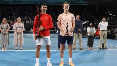 Novak Djokovic Saves Match Point To Beat Sebastian Korda For Adelaide