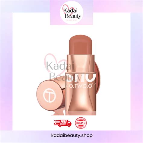 Jual O Two O Makeup Blush On Stick Hydrating Gloss Lip Cheek Colors