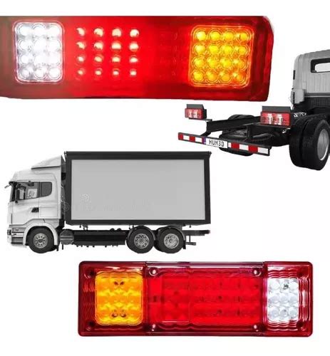 2 Faros Traseros Universales 12v Camion Remolque 44 Led