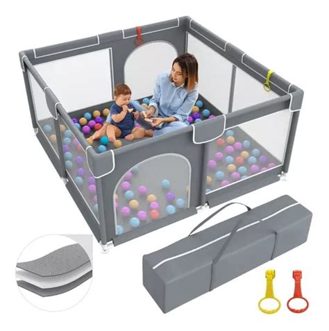 Corralito Para Bebe Corral De Juegos Plegable Infantil Meses sin interés