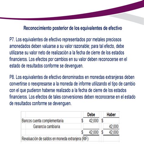 Nif C Efectivo Y Equivalentes De Efectivo Monografias