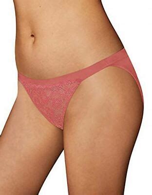 Maidenform One Fabulous Fit String Bikini Panty Dmffsb Small Coral