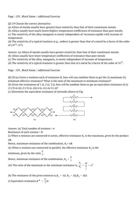 Ncert Solutions For Class 12 Physics Chapter 3 Current Electricity All Book Solutions