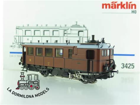 JL303 H0 AC DIGITAL MÄRKLIN 3425 Dampf Triebwagen DW 6 Kittel