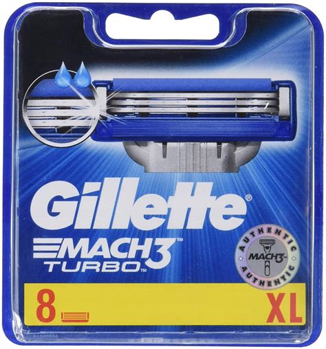 Gillette Mach 3 Turbo 8 szt impor UK wkłady ostrza 8735895128 Allegro pl