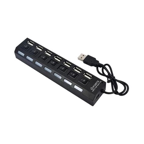 Extensor Régua Usb hub Para pc Notbook Ultra Rápido 7 Portas Lehmox em