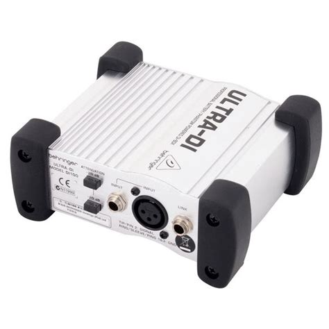 Alctron DI100 active box DI connecting box and line balancer for guitar ...