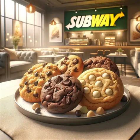 Subway Cookies Menu UK March 2025