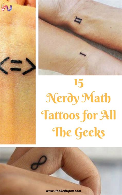 15 Nerdy Math Tattoos For All The Geeks Math Tattoos Nerdy Tattoos