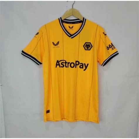 Jual Jersey Bola Wolves Home Club Langka Medioker Shopee