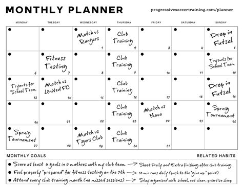 The Soccer Success Planner - Progressive Soccer