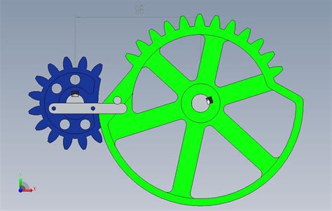 断续齿轮 Solidworks 2015 模型图纸下载 懒石网