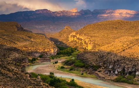 Wallpaper Usa Texas The River Rio Grande National Park Big Bend