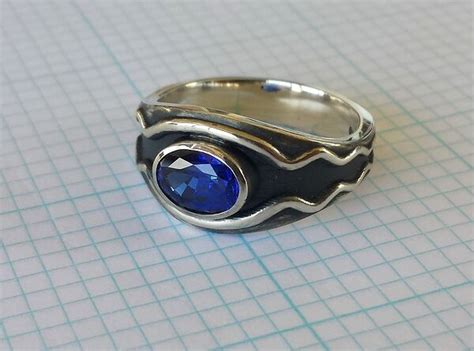 Hand Made Vilya Ring From Lord Of The Rings by Paul Klecka | CustomMade.com