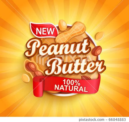 Set Of Templates Label For Peanut Butter Vector Image, 49% OFF