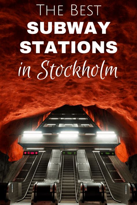 The Prettiest Stockholm Subway Stations You Have to See