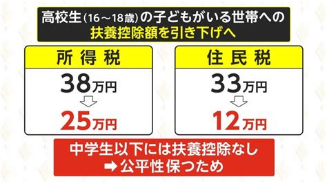 【解説】高校生扶養控除縮小も児童手当支給上回る 生命保険や住宅ローンでも子育て世帯優遇へ「増税イメージ払拭」か｜fnnプライムオンライン