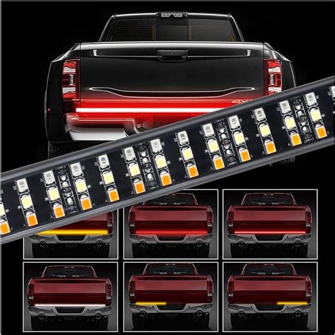 Amazon Hyb Led Tailgate Light Bar Triple Row Leds Truck