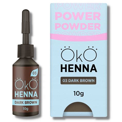 Henna Pudrowa Do Brwi Oko Dark Brown G Erli Pl