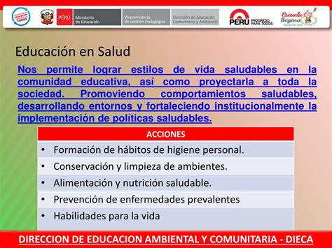 Ppt Direccion De Educacion Comunitaria Y Ambiental Powerpoint