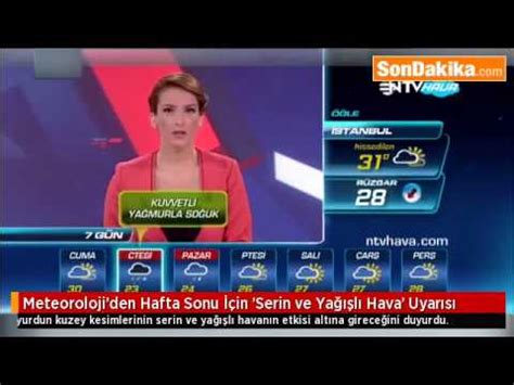 Meteorolojiden Hafta Sonu In Serin Ve Ya L Hava Uyar S Youtube