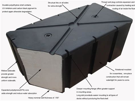 Ferry Marine Polyethylenerotational Molding Used Floating Pe Pontoon