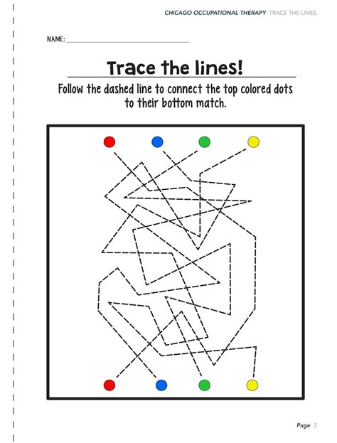 Visual Tracking Worksheet Printable Word Searches