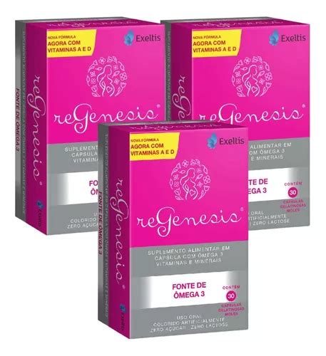 Regenesis Mega Kit Caixas De C Psulas Cada Parcelamento