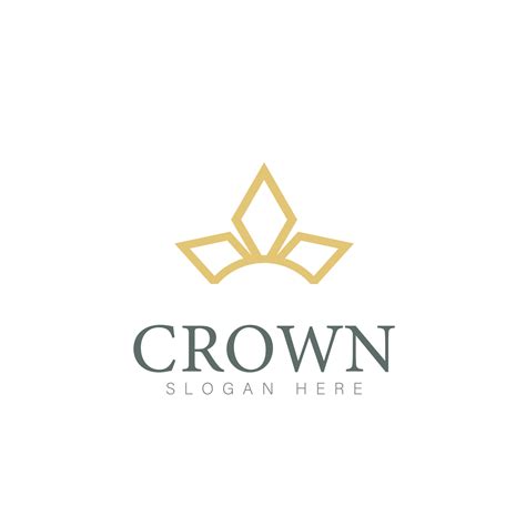 Modern Crown Logo Template. Crown icon Luxury Design Vector 21164684 ...