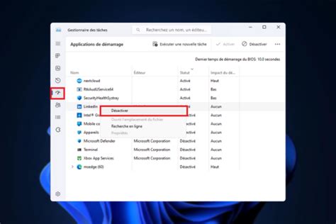 D Sactiver Les Applications Qui Se Lancent Au D Marrage De Windows