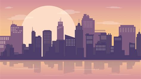 city view landscape view vector design illustration 7984470 Vector Art ...