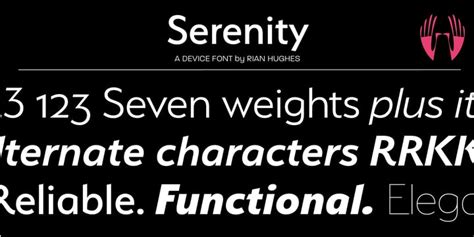 Serenity Font Webfont And Desktop Myfonts