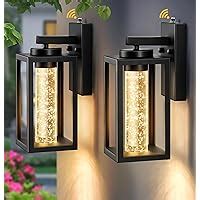 Emliviar Modern Wall Sconces 2 Pack LED Outdoor Indoor Wall Fixture In