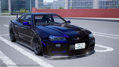 Assetto CorsaR34 GT R スカイライン Nissan Skyline GT R BNR 34 アセットコルサ