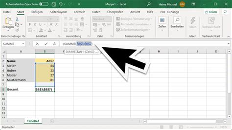 Excel Schneller Wechsel zwischen relativen und absoluten Zellbezügen