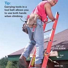 Tips And Techniques For Safe Extension Ladder Setup And Use Diy