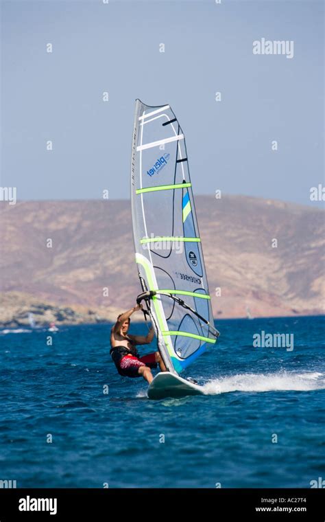 Windsurfen Griechenland Hi Res Stock Photography And Images Alamy