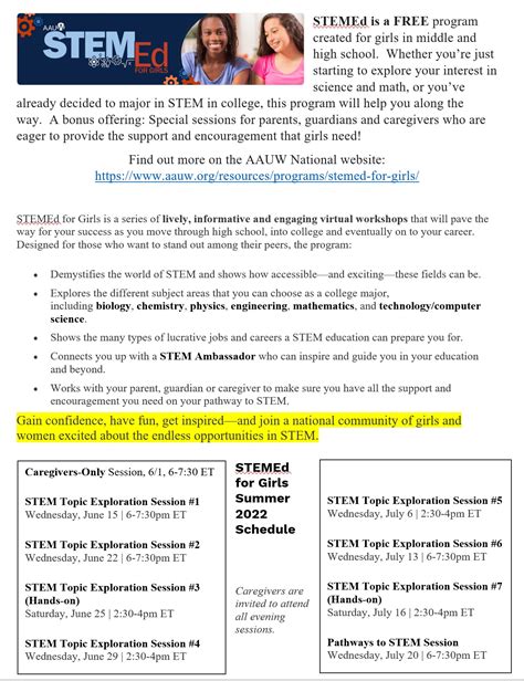 Aauw Stem Trek Day Tahoe Nv Branch