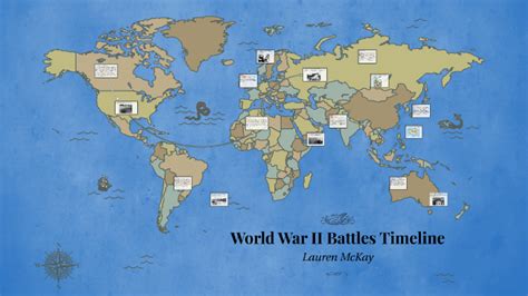 World War II Battles Timeline by lauren mckay