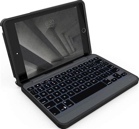 Best Buy ZAGG Rugged Book Keyboard Folio Case For Apple IPad Mini