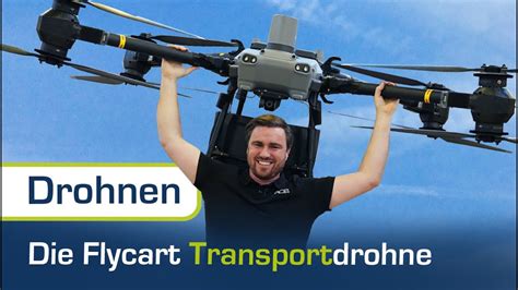 Riesige 90 Kg DJI Drohne Vorgestellt Flycart 30 Drohne YouTube