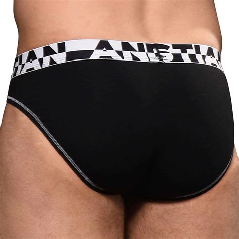 Andrew Christian Almost Naked Hang Free Briefs Black INDERWEAR