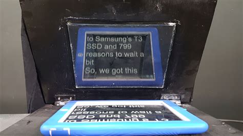 Diy teleprompter - gampcars