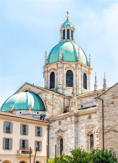 Mittelalterliche Como Kathedrale Duomo Di Como Italien Stockfoto